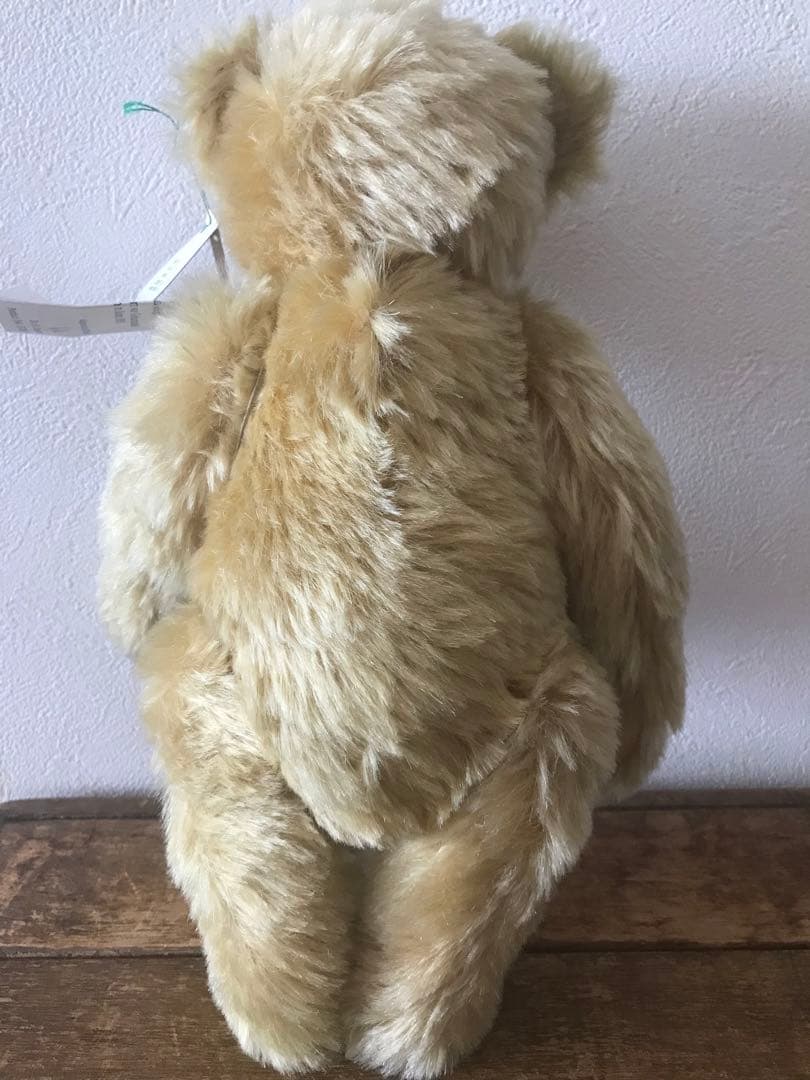 シュタイフ1906年復刻盤テディベアヴィンテージ ベア白タグ黒文字