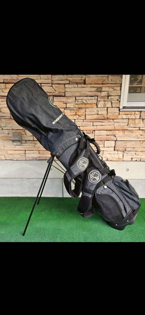EVISU GOLF デニムキャディバッグ 8分割モデル スタンド機能付き