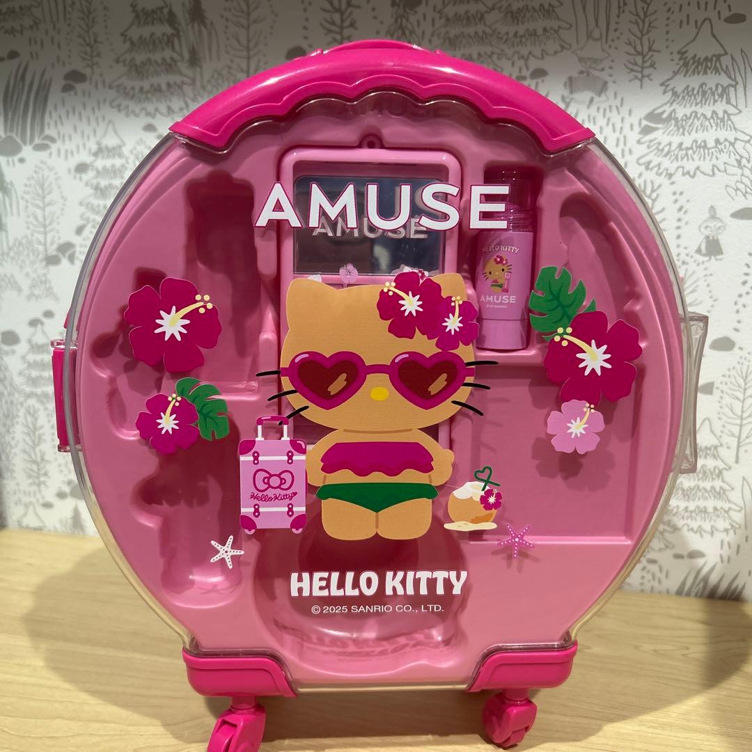 AMUSE ハローキティ キャリー AMUSE×日焼けハローキティコラボキャリーケースレビュー | TikTok