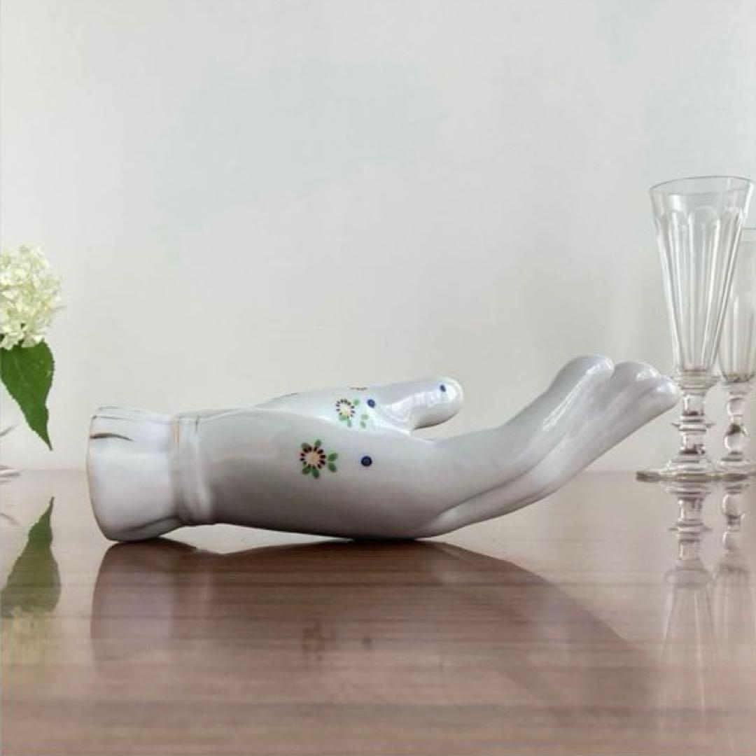 アメリカヴィンテージ ♤ 陶器のハンドトレイ ♤ Made In Japan