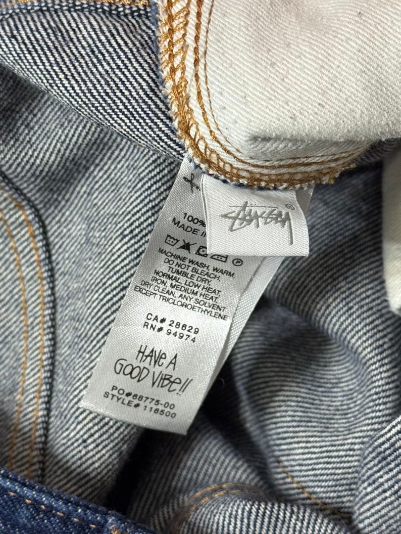 Stussy Quality Workgear 32 ダークデニム S115870762 アウト