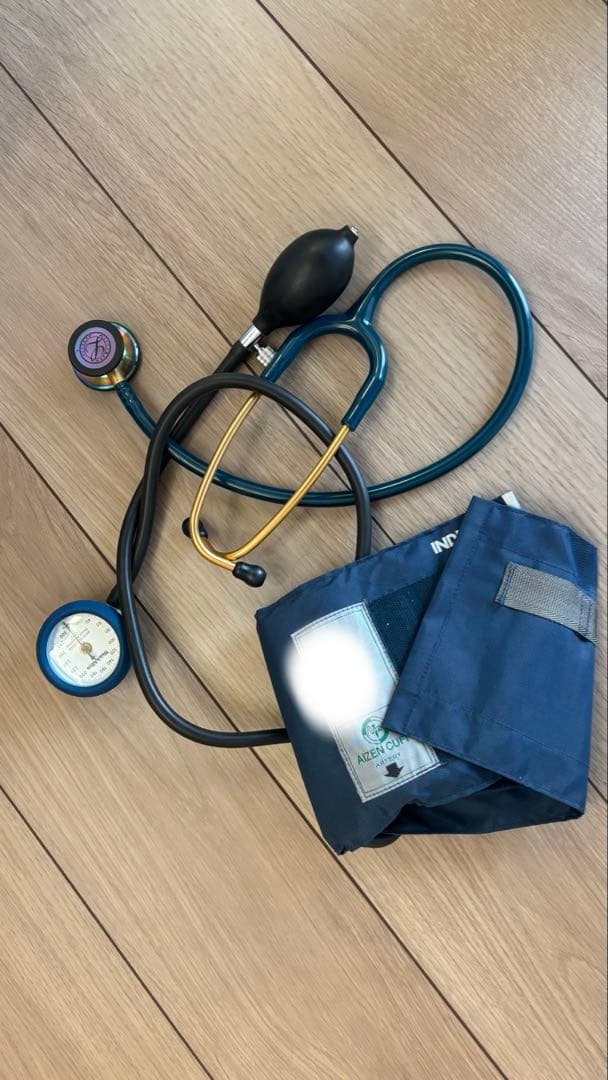 マンシェットと聴診器 7-2889-13 バイタルナビ聴診器（サスペンデッド） ラズベリーピンク RP