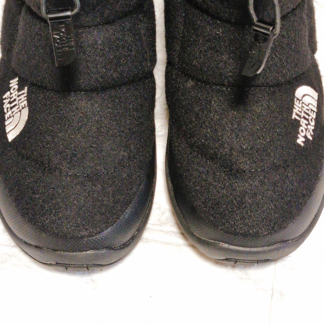 ザノースフェイス NF51592 ヌプシ ブーティーブーツ ウール 黒 23cm