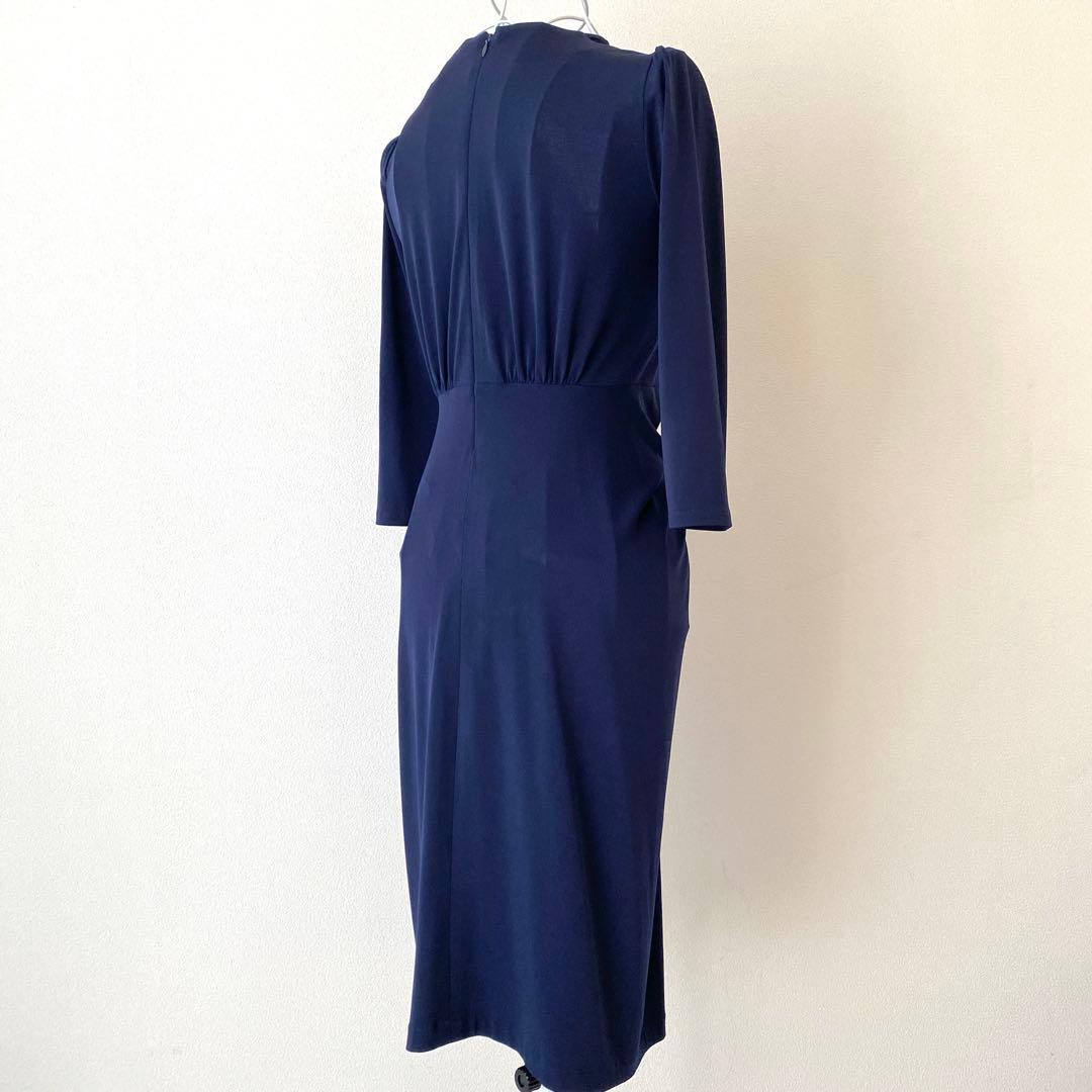 kay me ケイミー ヴィーナス カシュクール ワンピース 濃紺 サイズ7