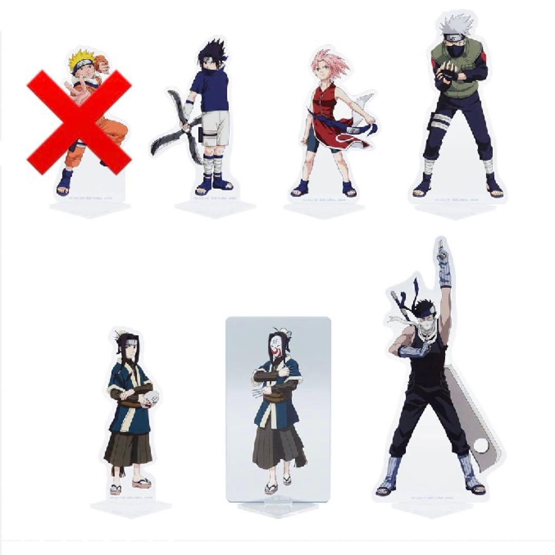 ⭐︎新品未使用⭐︎一番くじ アクスタ ザブザ 白 ナルト サスケ さくら