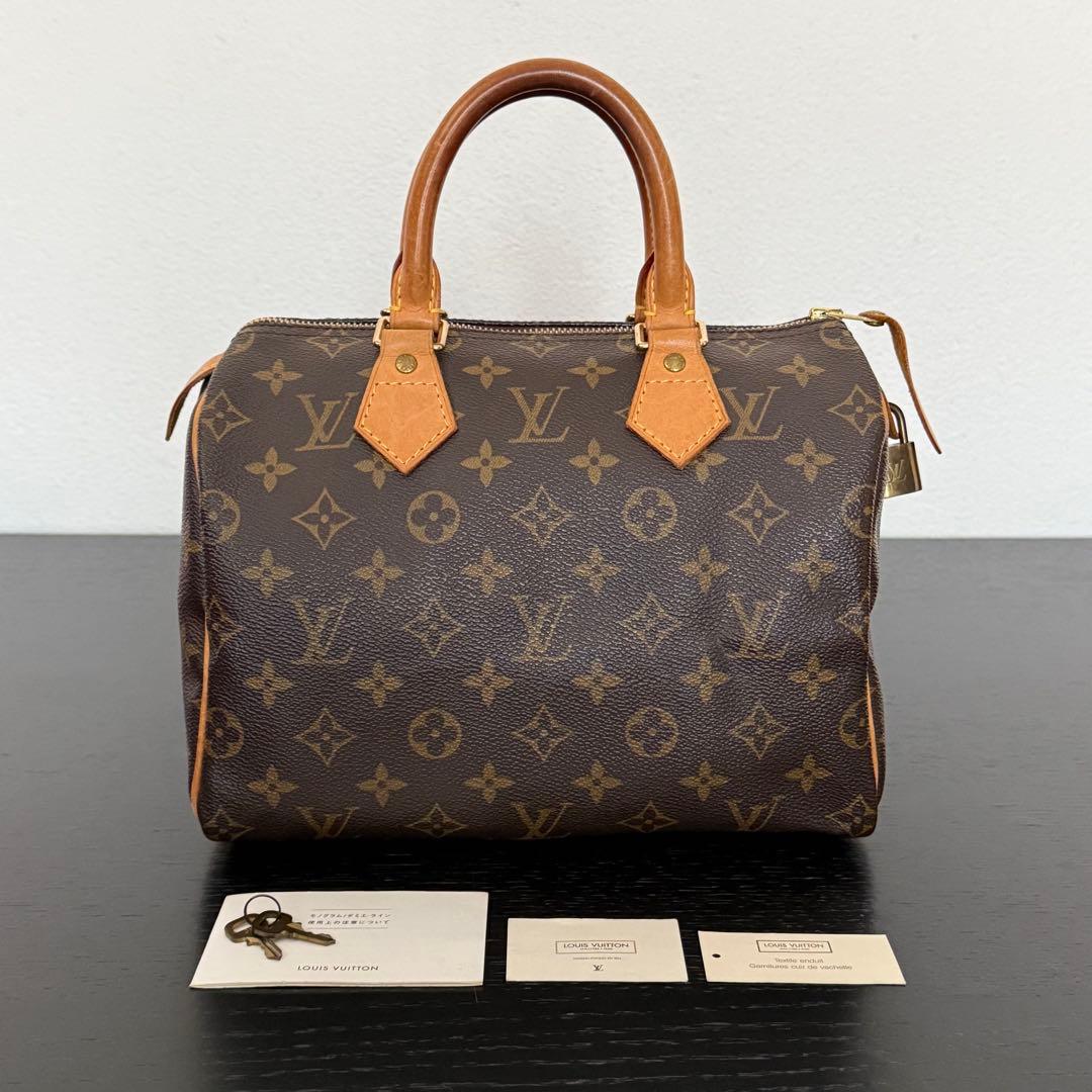 国内正規店購入 LOUIS VUITTON ルイヴィトン スピーディ25 バッグ LOUIS VUITTON ルイヴィトン スピーディ25バンドリエール モノグラム