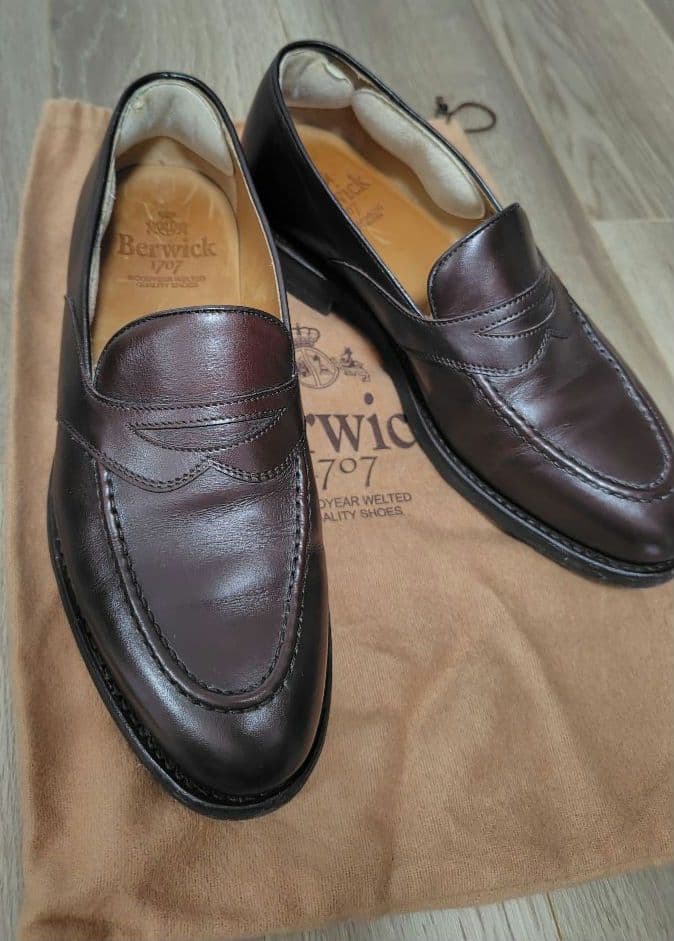 b*ン様 【美品】Berwick バーウィック メンズローファー 4407BCV