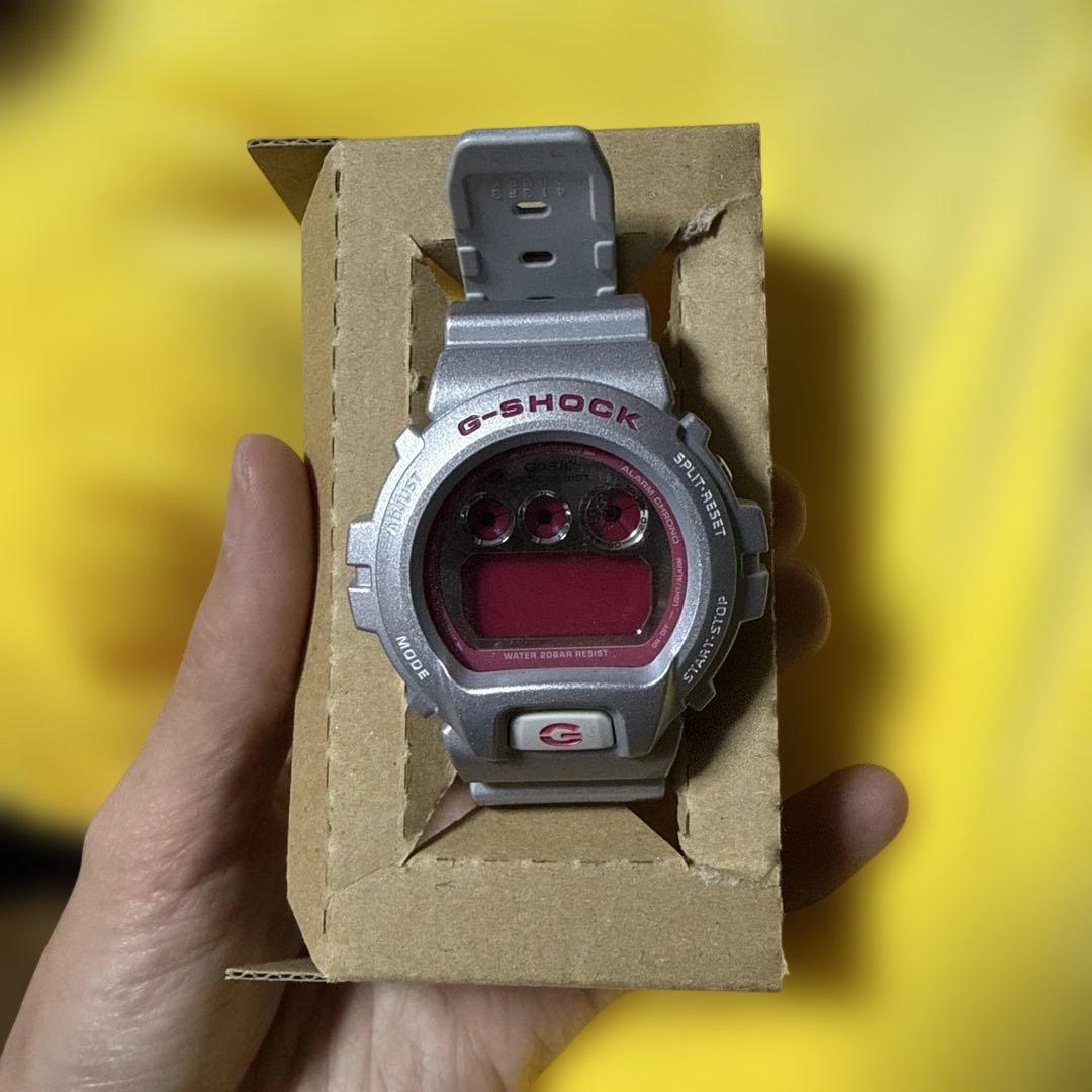 メルちゃん G-SHOCK デジタル腕時計 シルバー/ピンク BABY-G BGD-10-4JF レディース 電池式 デジタル スクエア 樹脂バンド