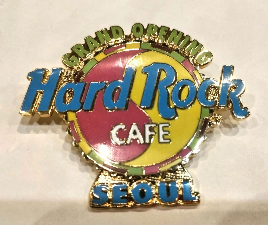ハードロックカフェ グランドオープニングピン 5都市 8個セット バラ