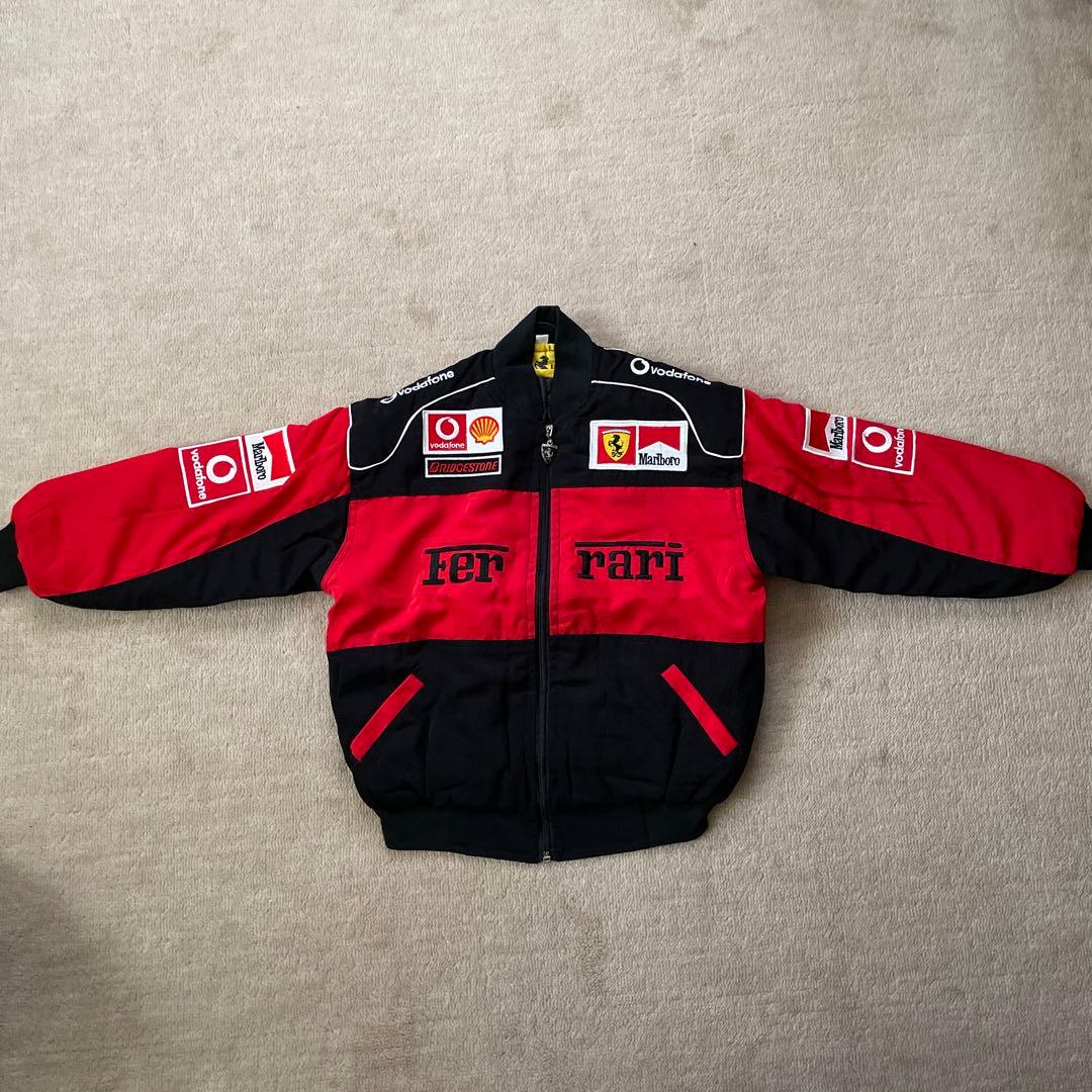 F1 Ferrari フェラーリ ブルゾン ジャケットキッズ Mサイズ - メルカリ