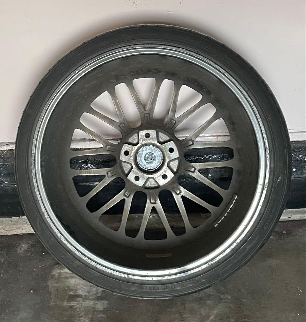 送料込み】レアマイスター ブルネッロ 19インチ 8J+50 114.3 4本