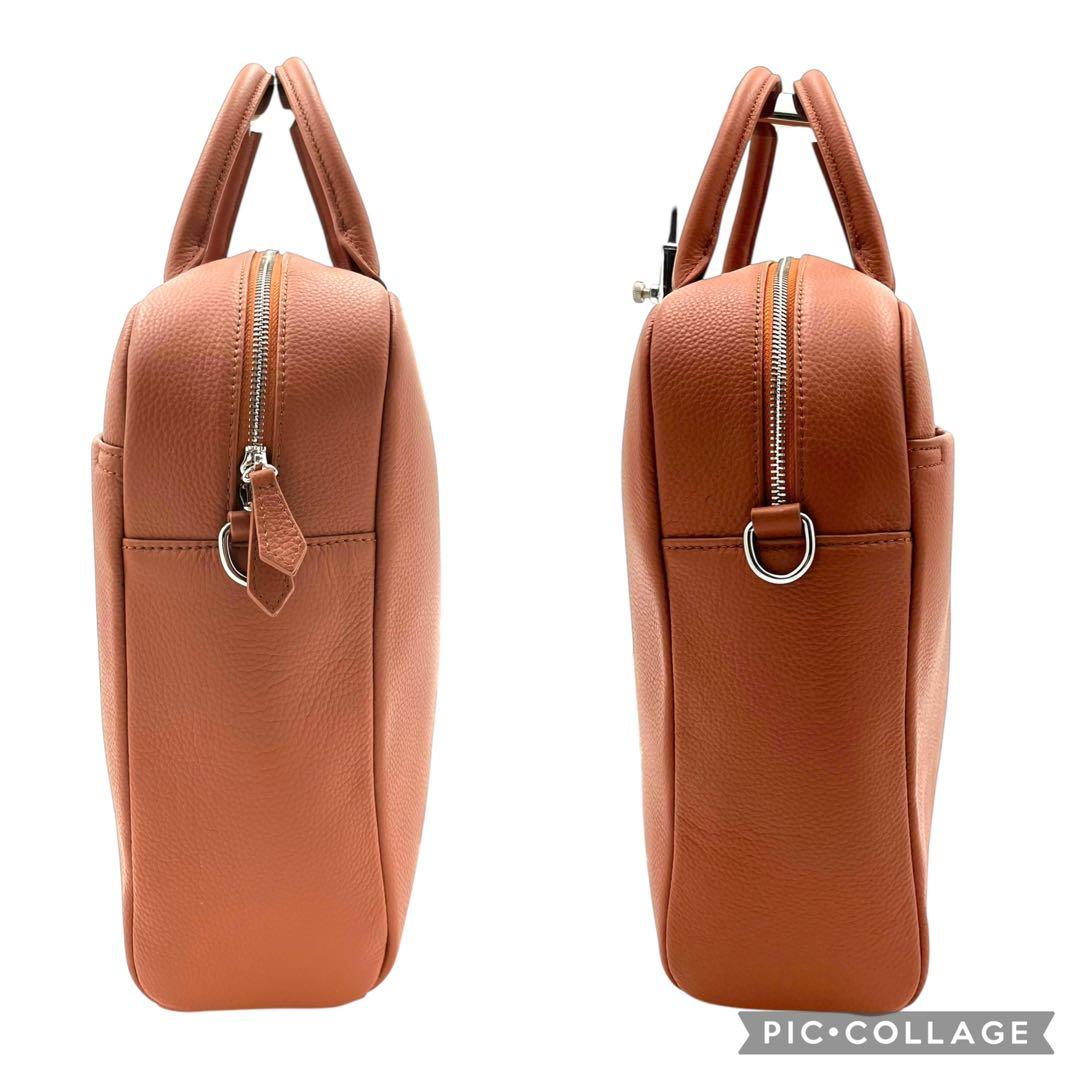 極美品✨ MURA ムーラ 本革 2wayブリーフケース メンズ ブラウン 茶色