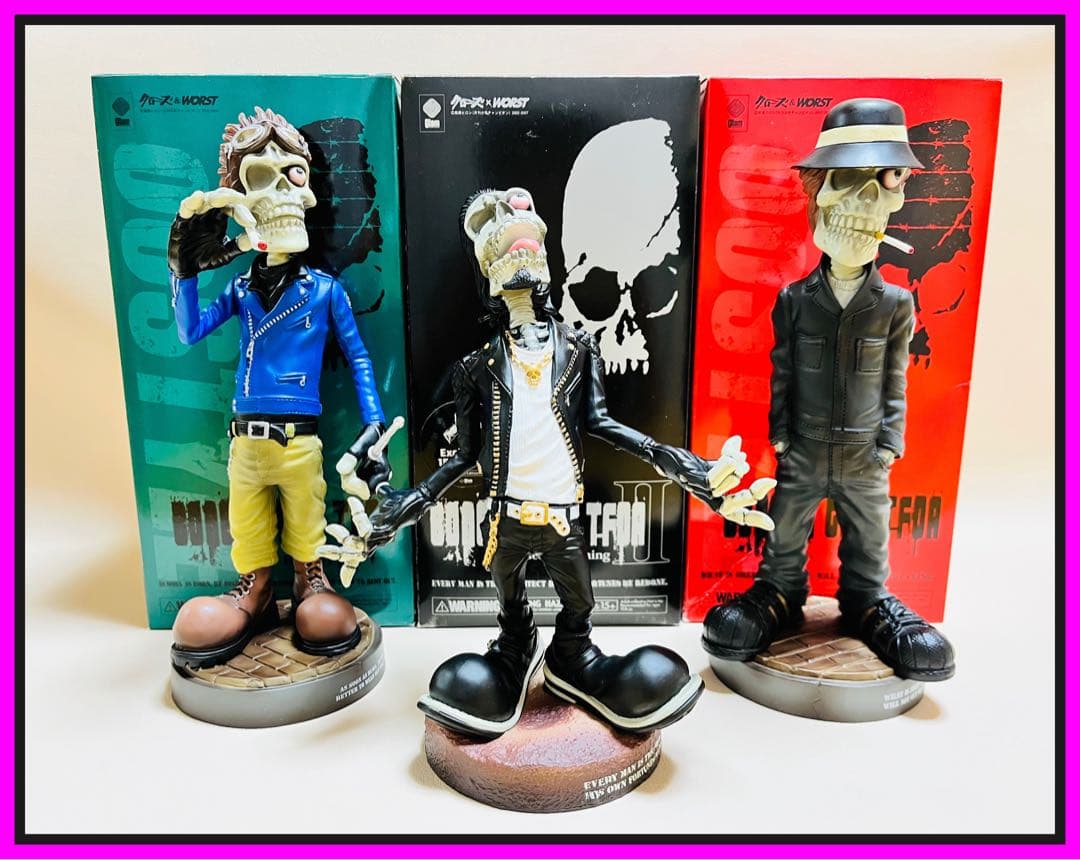 Bone in the TFOA クローズ&WORST 3体セット - メルカリ