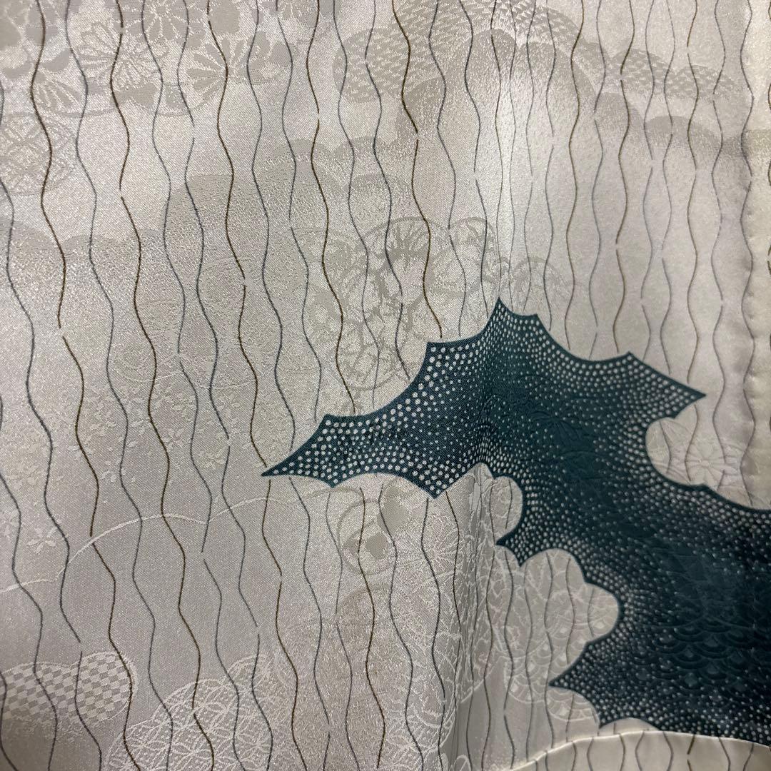 美品 化繊 単衣 江戸小紋 フルセット 4点 身丈168 裄69 - メルカリ