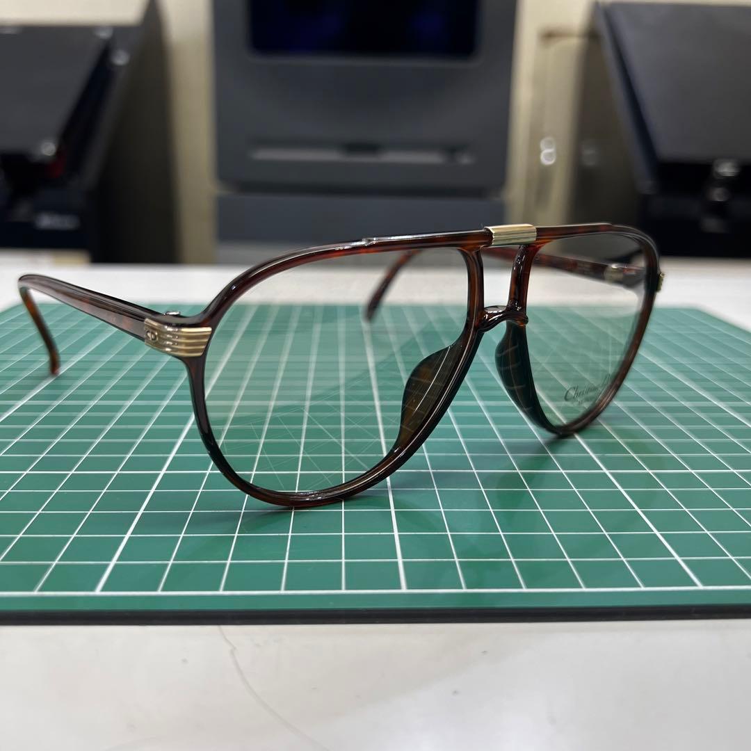ヴィンテージ クリスチャンディオール ツーブリッジ オプチル メガネ