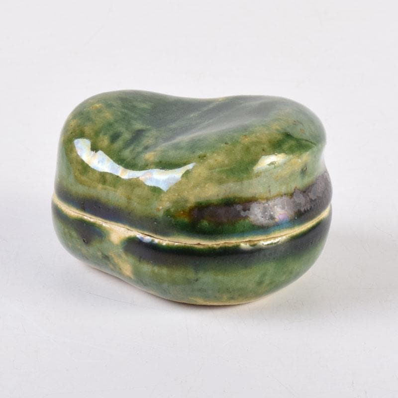 茶道具 桃山窯造 御題 笑み香合 共布共箱 C 8393 - メルカリ