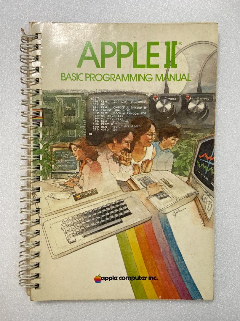 AppleII BASIC PROGRAMMING Manual 英語版 Applesoft BASIC Programmers Reference Manual Vol 1 For IIe Only