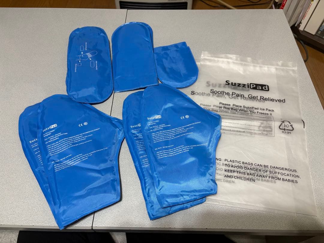 手足冷却セット♪SMサイズフローズングローブフローズンソックス黒