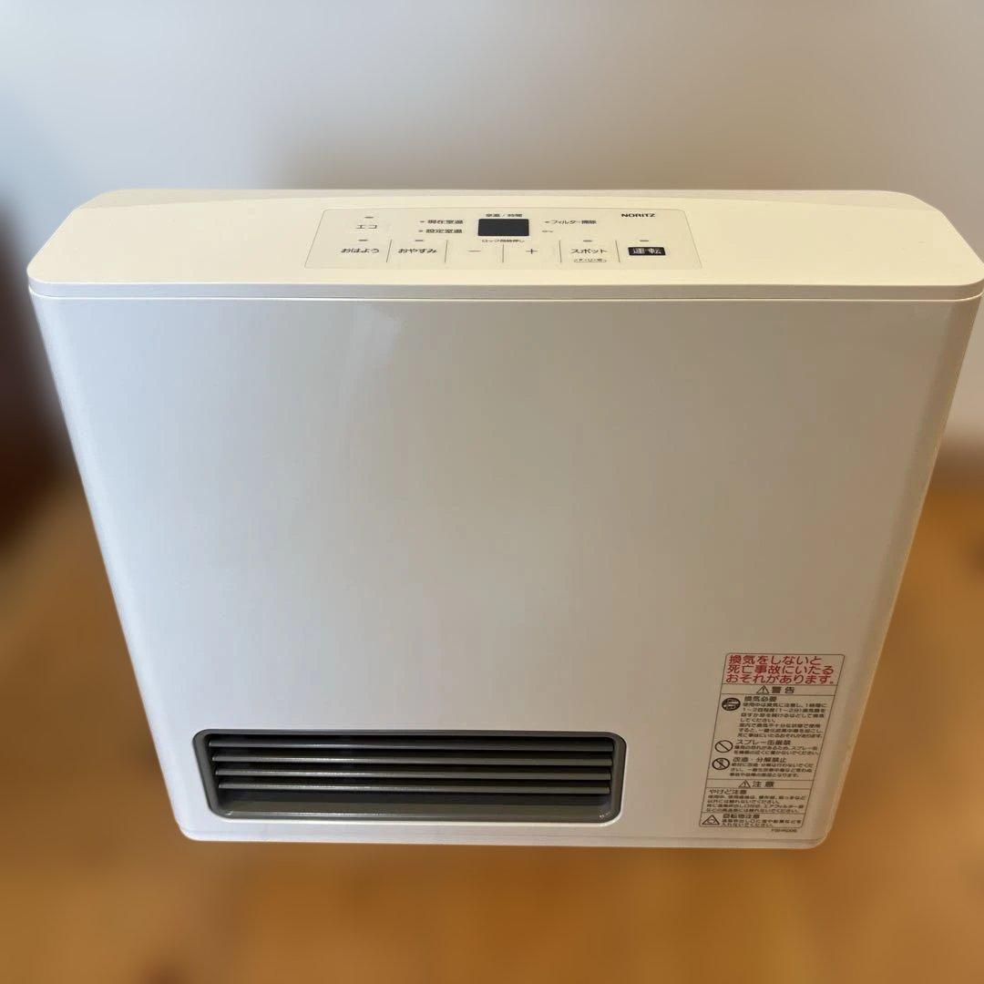 ガスファンヒータ 都市ガス NORITZ 2024年製 新品に近い
