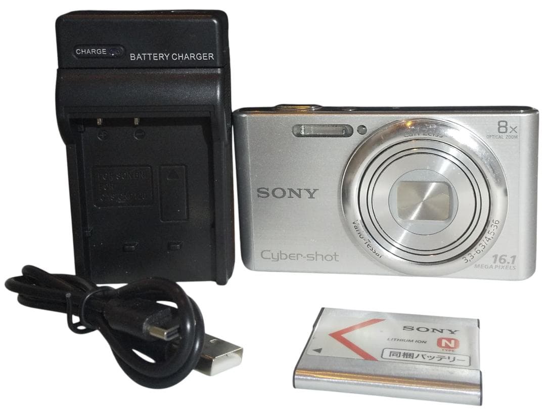 SONY Cyber-shot DSC-W730 シルバー 美品 動作確認済み - メルカリ