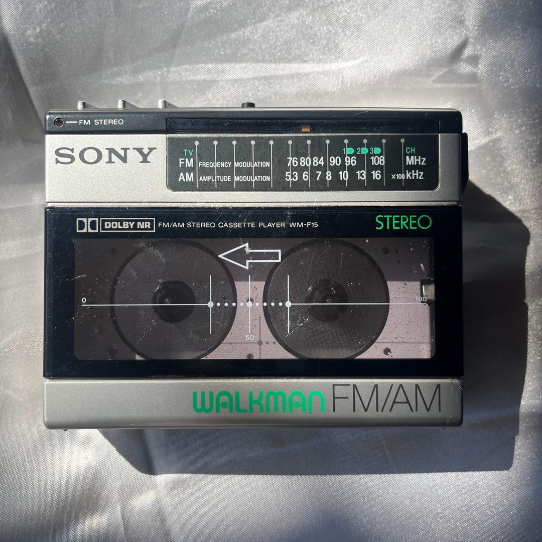 お値下げしました‼️希少品SONYWM-F15FM/AMステレオカセットプレーヤー 希少品 SONY WM-F15 FM/AM ステレオカセットプレーヤー 【公式通販】