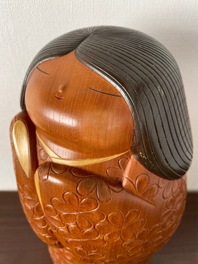 吉田 多加志 Takashi 創作 こけし kokeshi doll 木製 人形