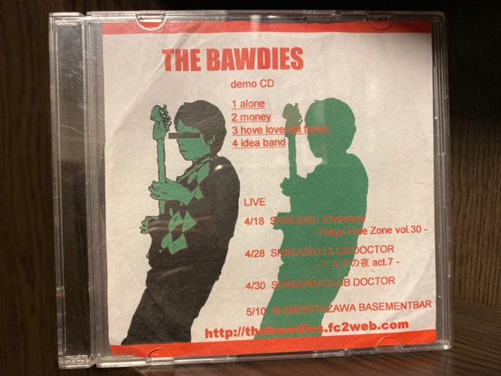 THE BAWDIES 4曲入り激レアデモCD （2005年） THE BAWDIES 4曲入り激レアデモCD （2005年）