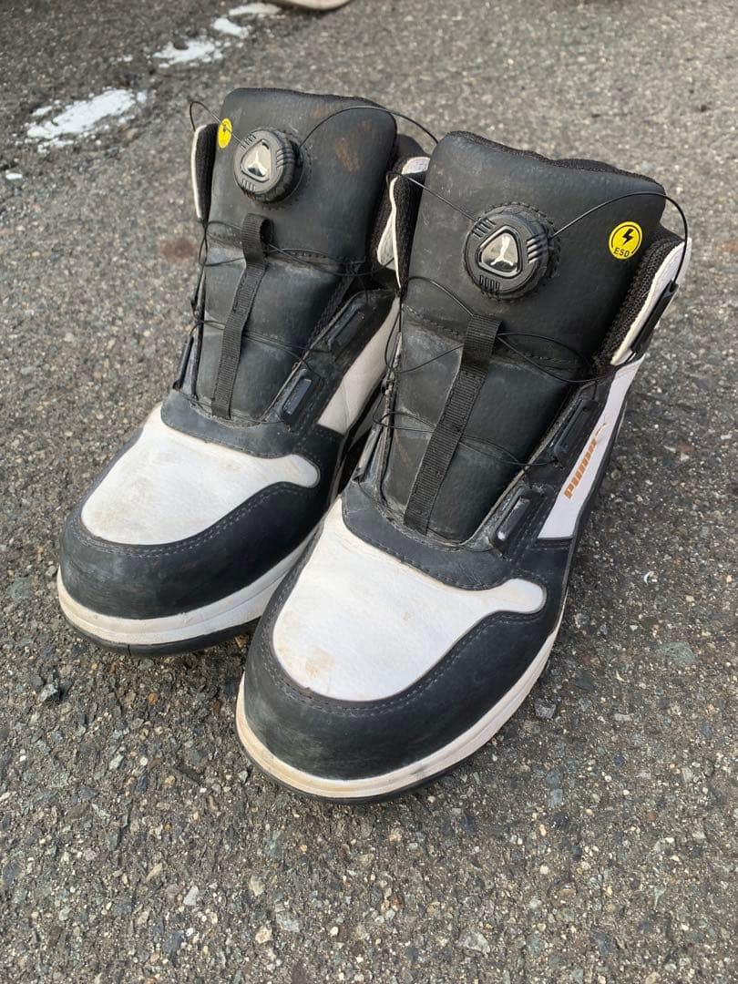 FRONTCOURT BLACK DISC MID プーマ安全靴 即日発送】プーマ 安全靴 FRONTCOURT DISC MID フロントコートディスク