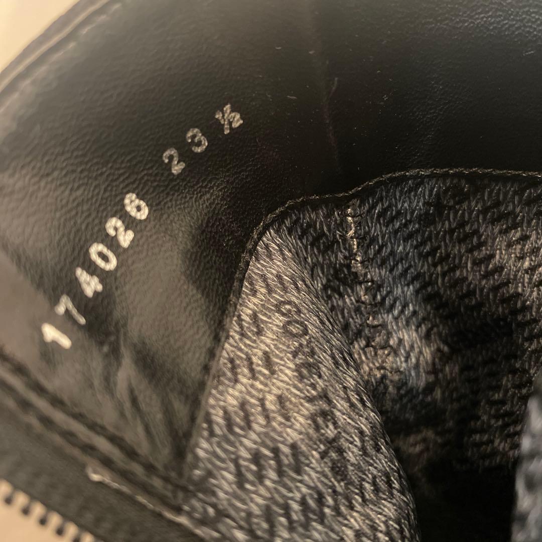 定価35,000円　銀座かねまつ アクアベル レインブーツ 23.5cm