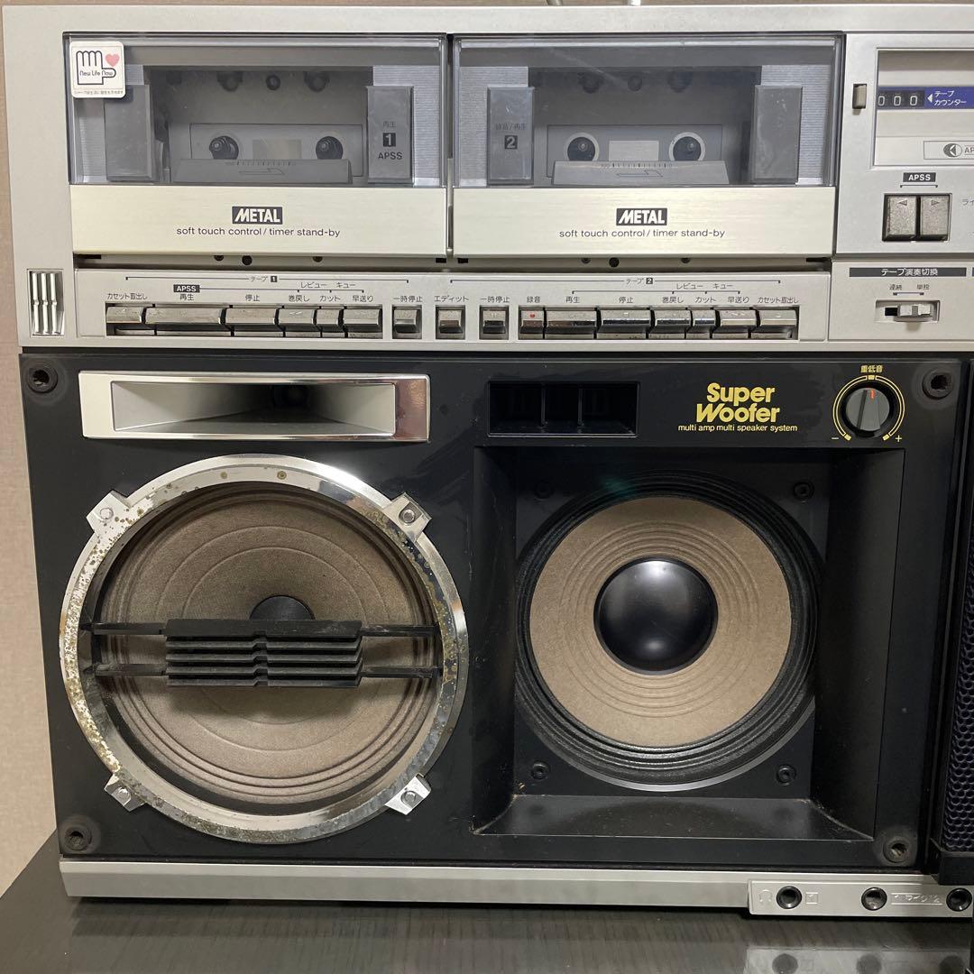 sharp gf-999 シャープ Wラジカセ - メルカリ