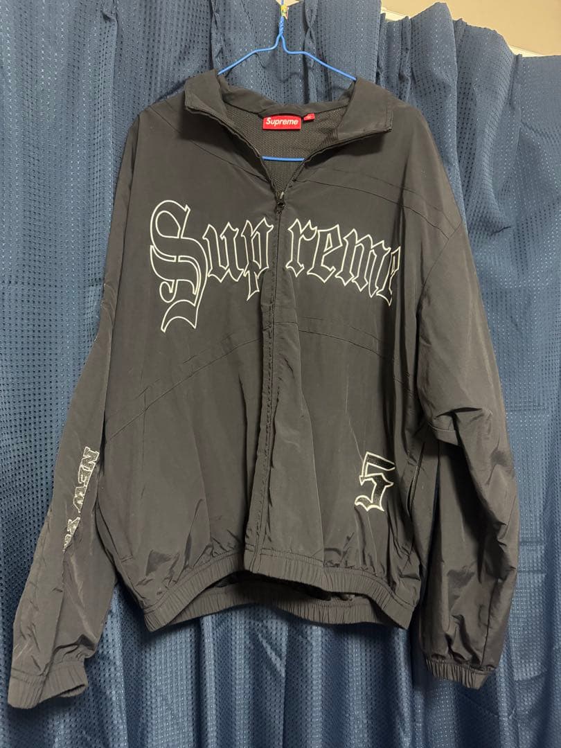 ジャケット・アウター Supreme Old English Track Jacket \"Black\"