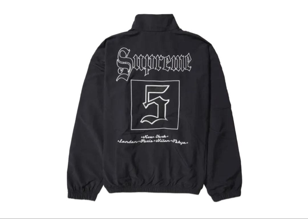 ジャケット・アウター Supreme Old English Track Jacket \"Black\"