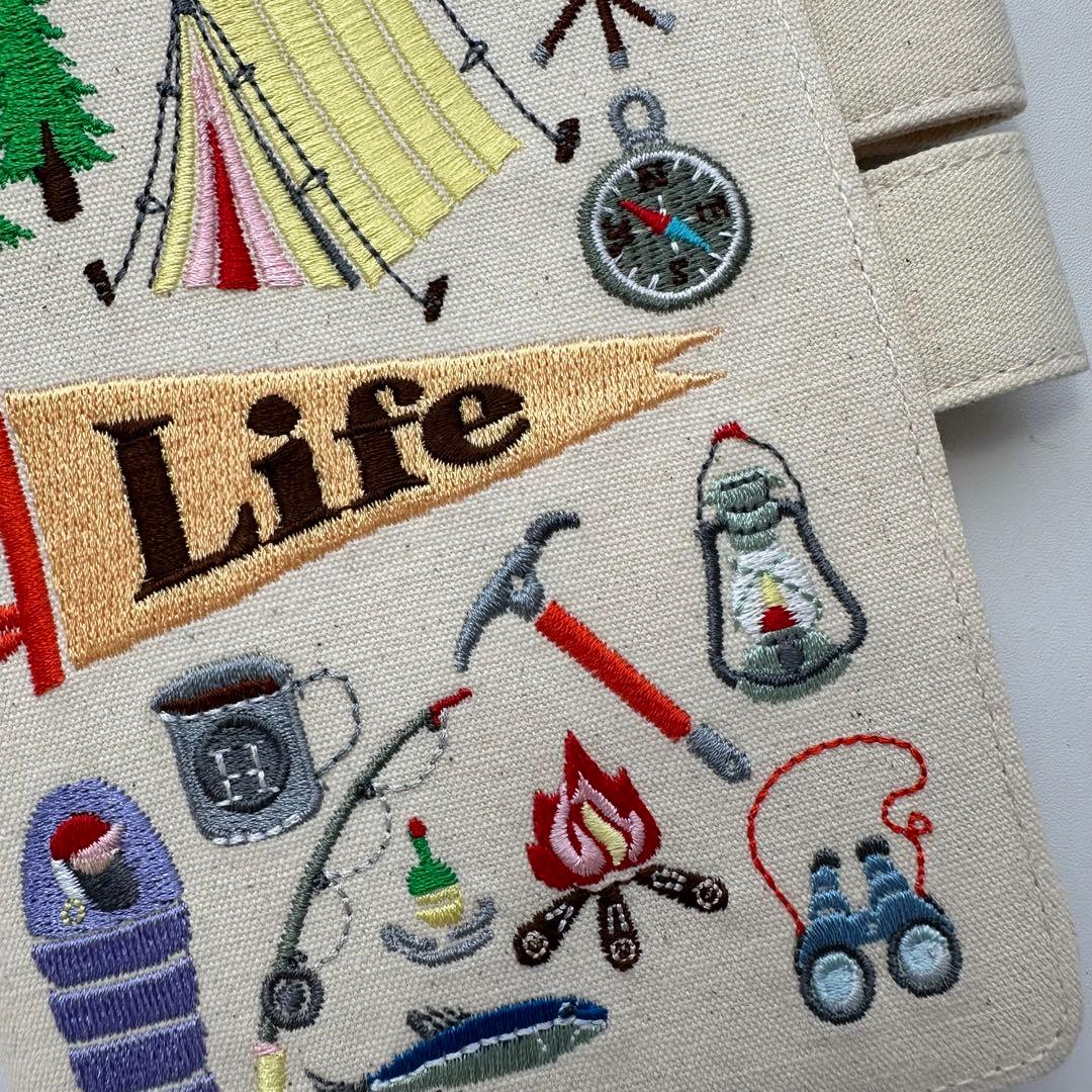 ほぼ日手帳カバー】オリジナル キャンプ - メルカリ