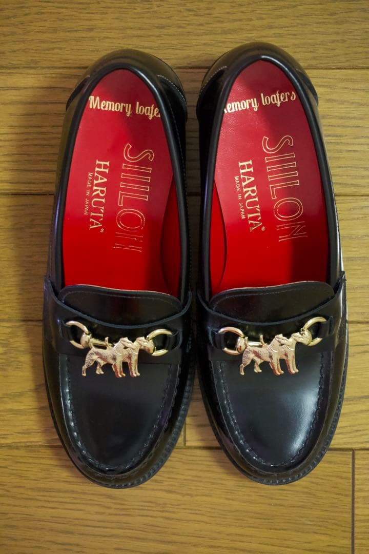 SIIILON×HARUTA memory loafers 23.5cm