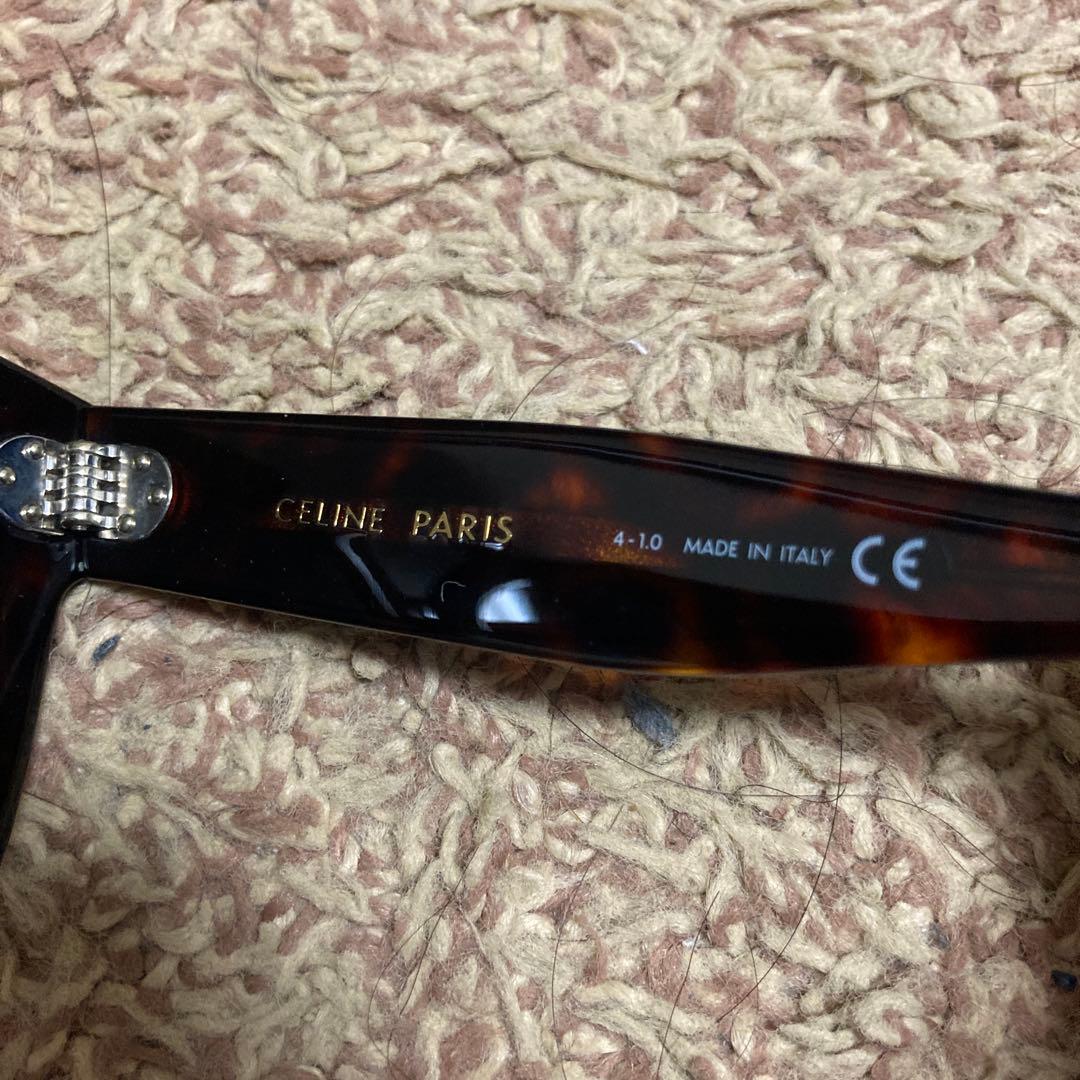 CELINE セリーヌ サングラス CL4002UN べっ甲柄 偏光レンズ 美品