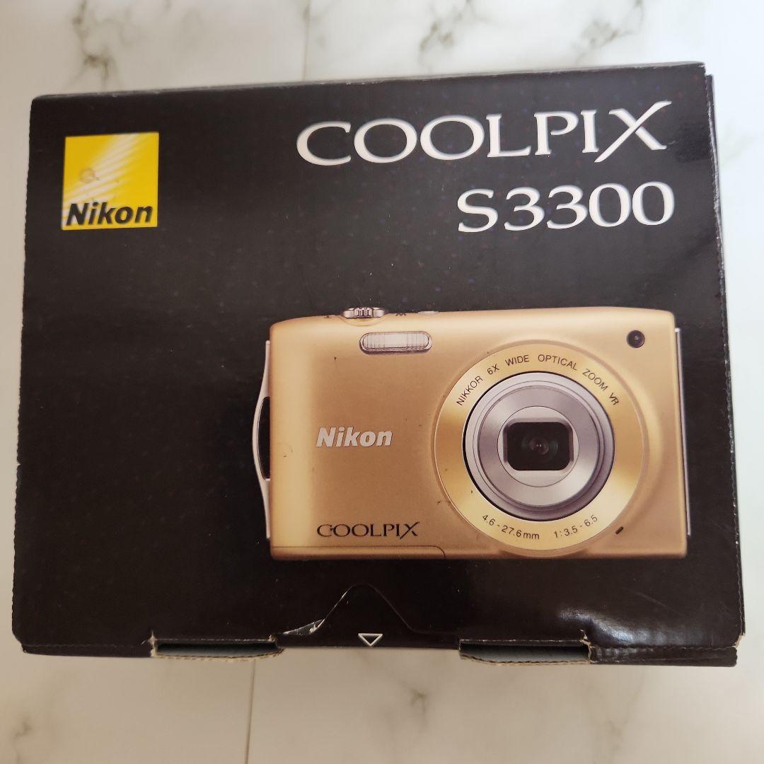 プロフ必読※Nikon COOLPIX S3300 ゴールド - メルカリ