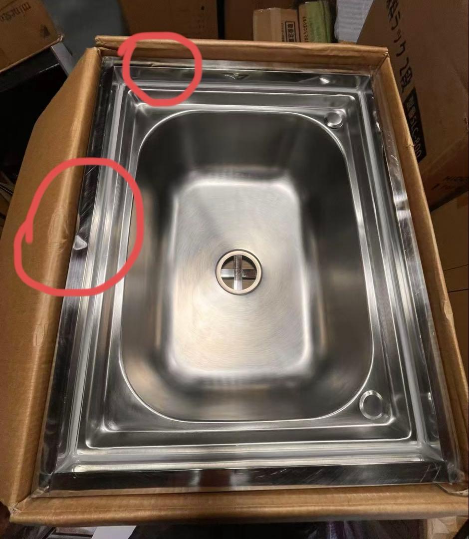 値下げ 訳あり ステンレス流し台 S61 - メルカリ