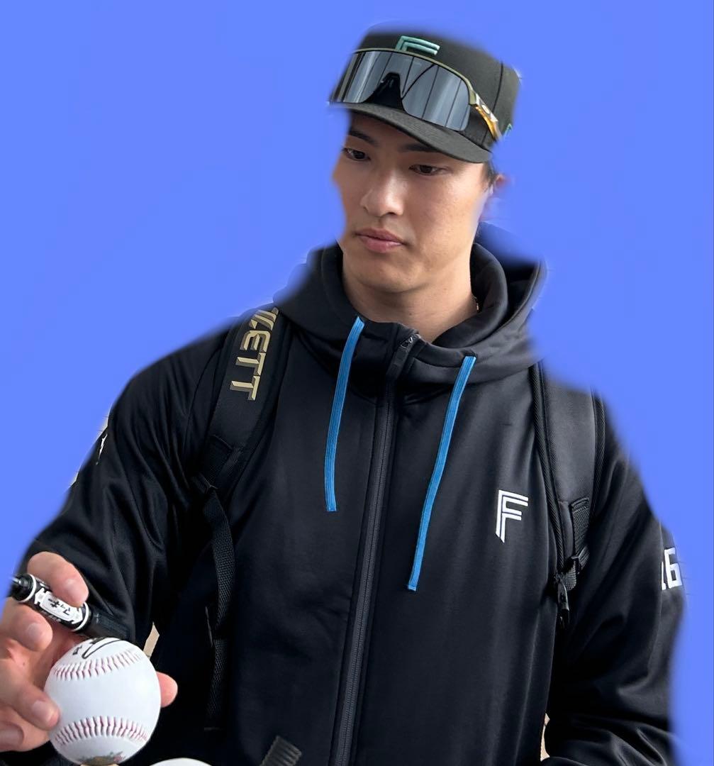 達孝太 北海道日本ハムファイターズ 直筆サインボール 春季キャンプ