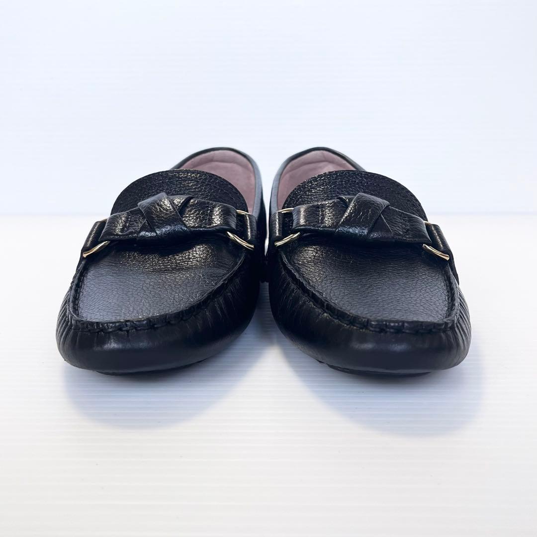 未使用級✨ コールハーン エミーノット ドライバー 黒 レザー 24.5cm