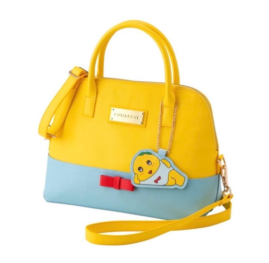 ふなっしー FUNASSYIバッグチャーム付き2WAYハンドバッグ - メルカリ