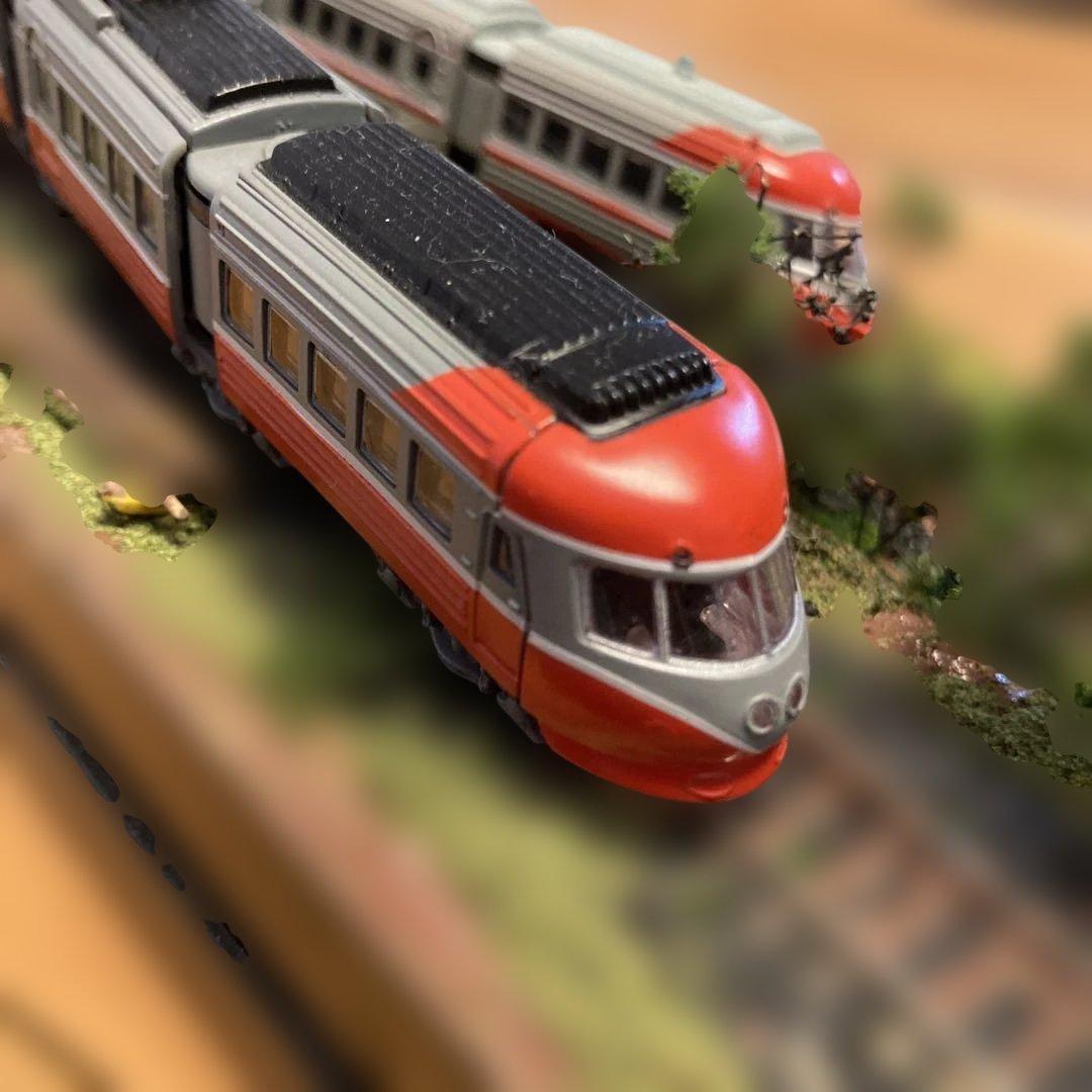 小田急ロマンスカー3000系Nゲージ鉄道模型 ジオラマ - メルカリ