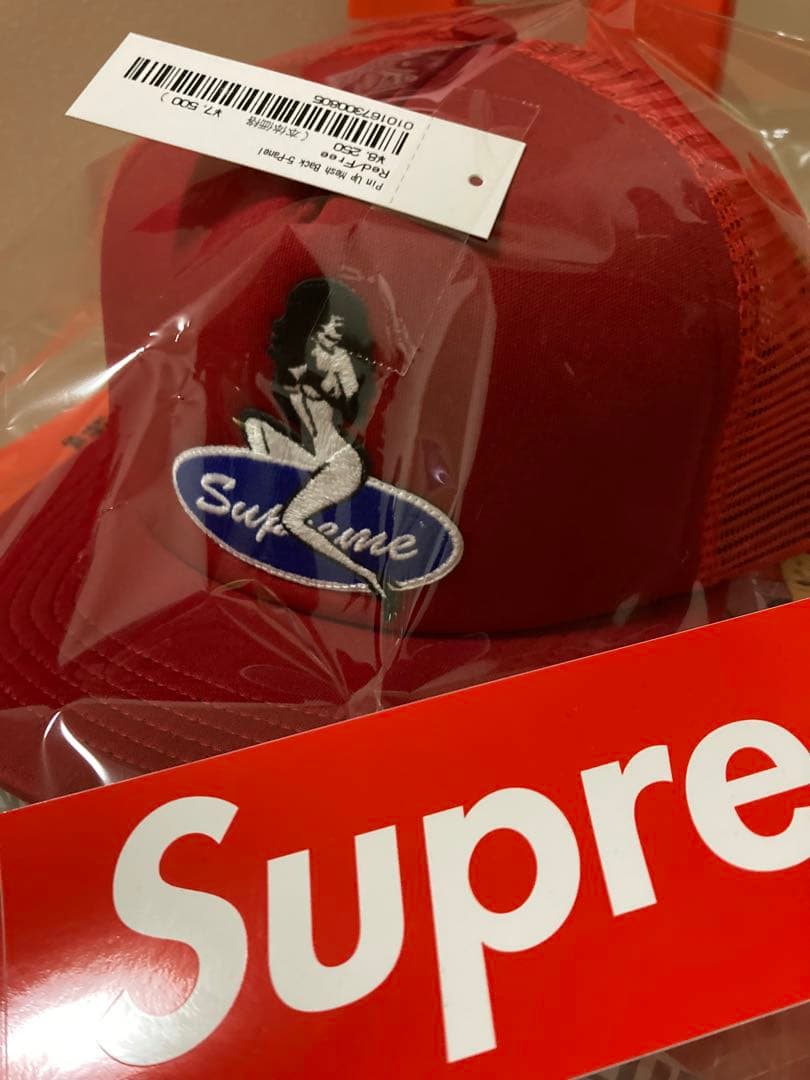 Supreme 値下げSupreme Pin Up Mesh Back 5-Panel Red！ Pinup Mesh