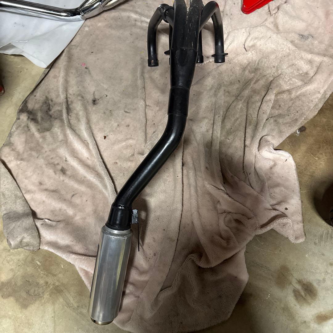 ZRX400 マフラー ヨシムラサイクロン ショート管 - メルカリ