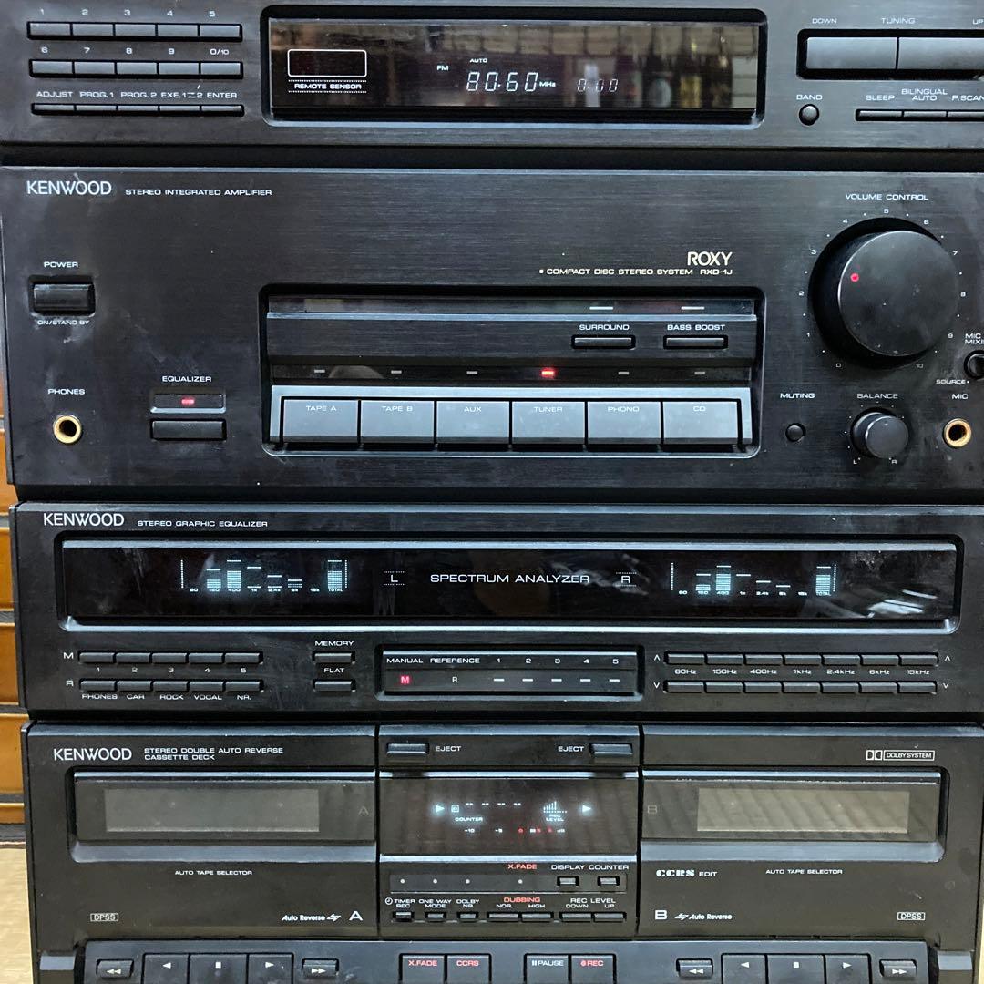 ジャンク品 ケンウッド ロキシーG1コンポ - メルカリ