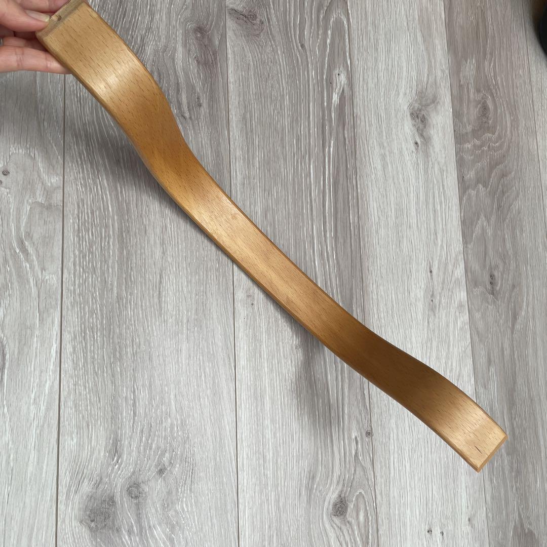 廃盤品 STOKKE ストッケ トリップトラップ 木製ベビーガード 皮ベルト