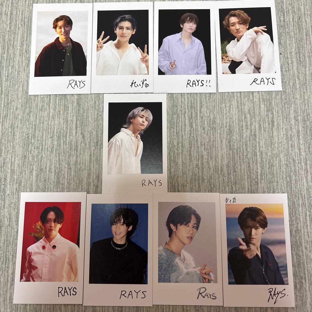 Snow Man RAYS 初回盤B特典 チェキ風フォトカード9枚入り - メルカリ