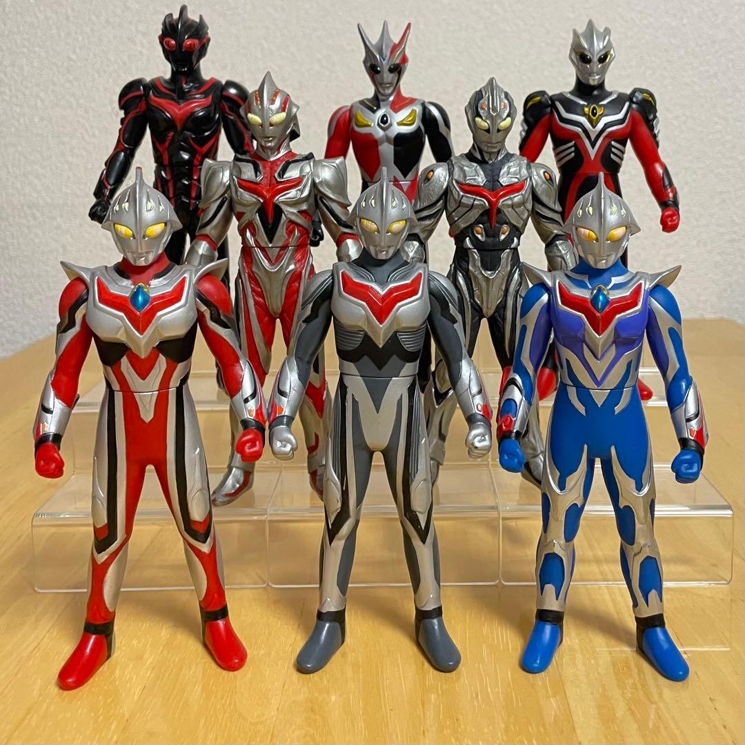 美品 ウルトラヒーローシリーズN ウルトラマンネクサス 9種セット品 ウルトラヒーローシリーズ 32 ウルトラマンネクサス ジュネッス