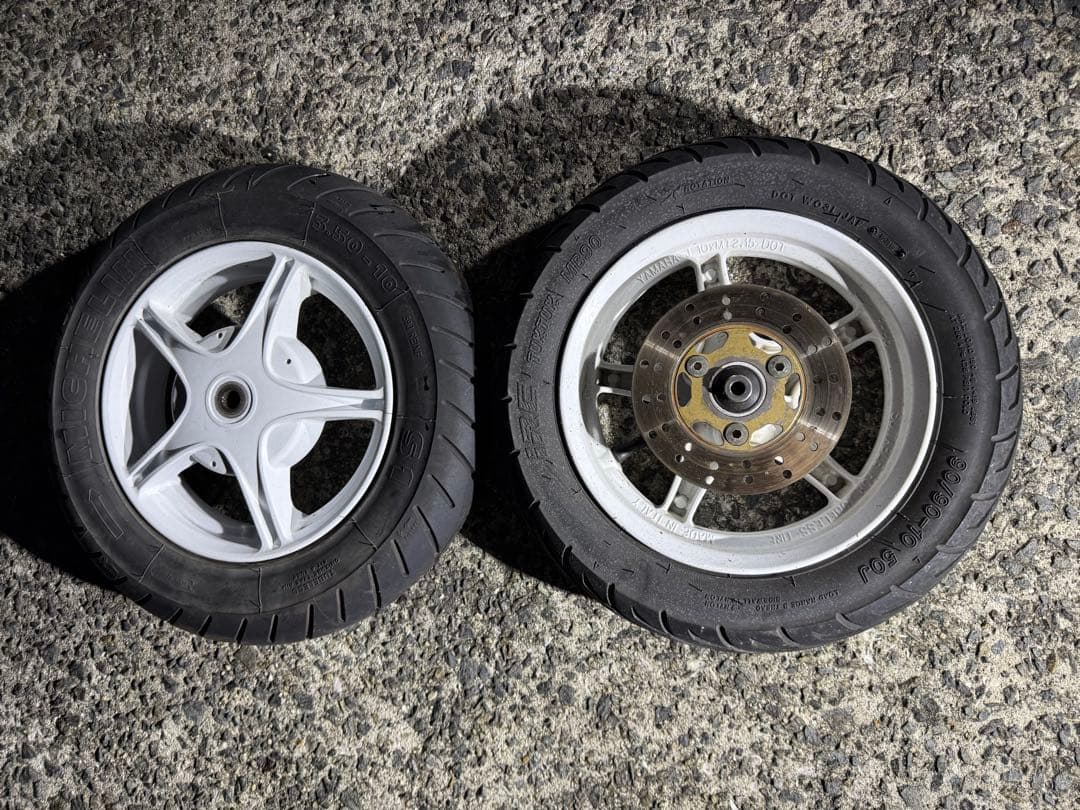 スーパジョグzr 純正ホイール 白塗装済み Yahoo!オークション -「ジョグ zr ホイール」(セット) (ヤマハ用)の