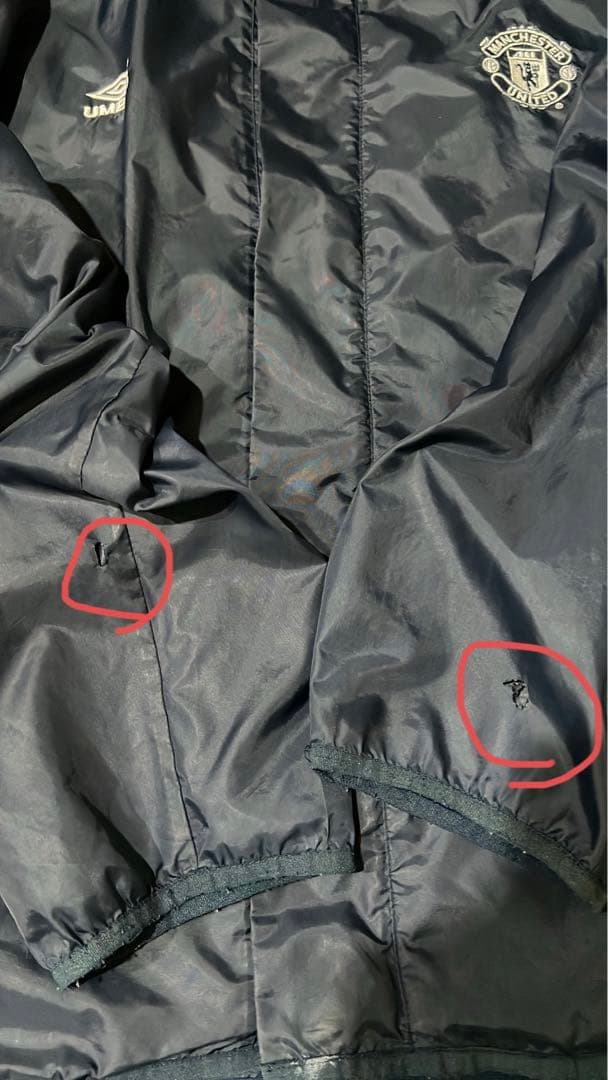 レア】マンチェスターユナイテッド アンブロ ナイロンジャケット