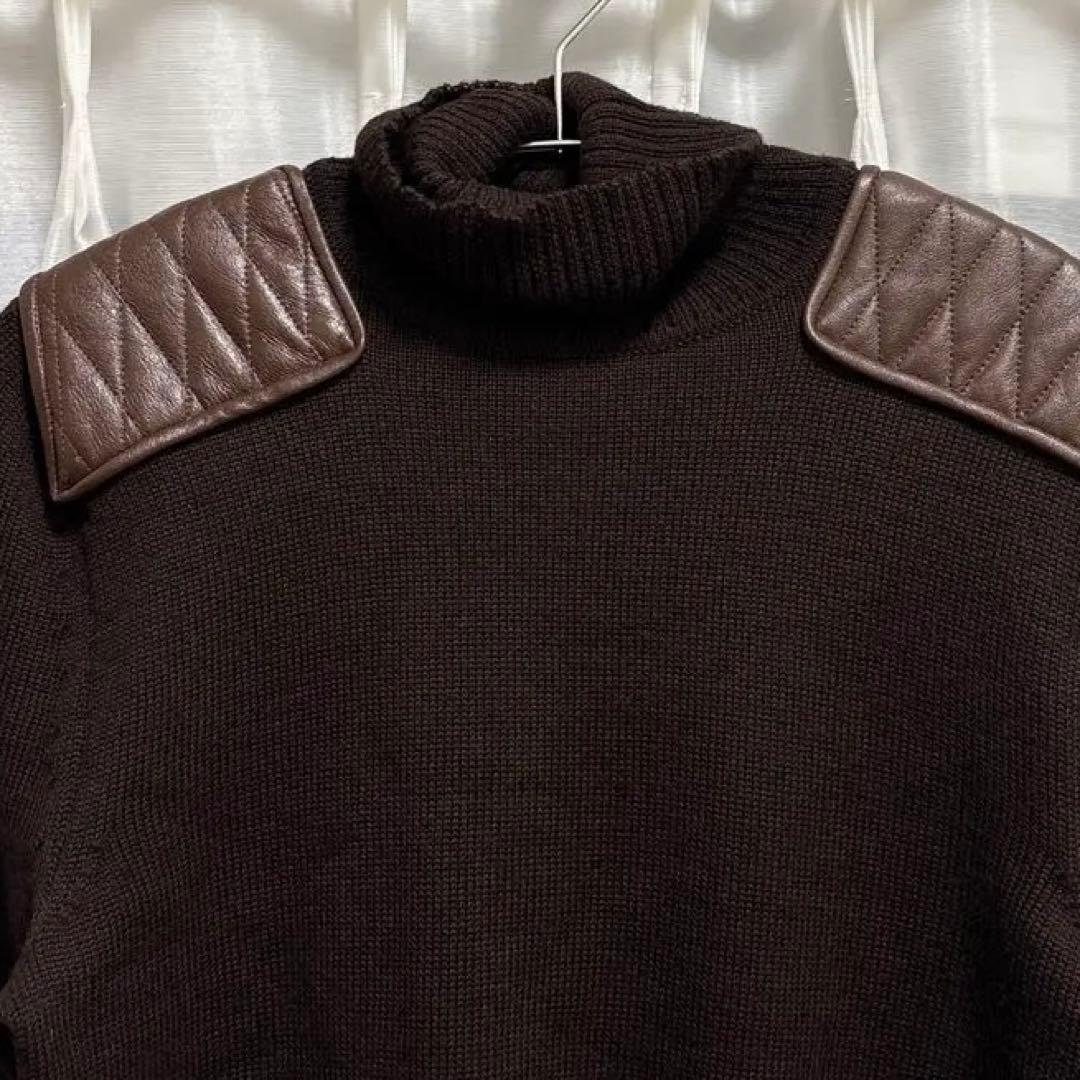 Alessandso dell'Aqua Arahive leatherknit - メルカリ